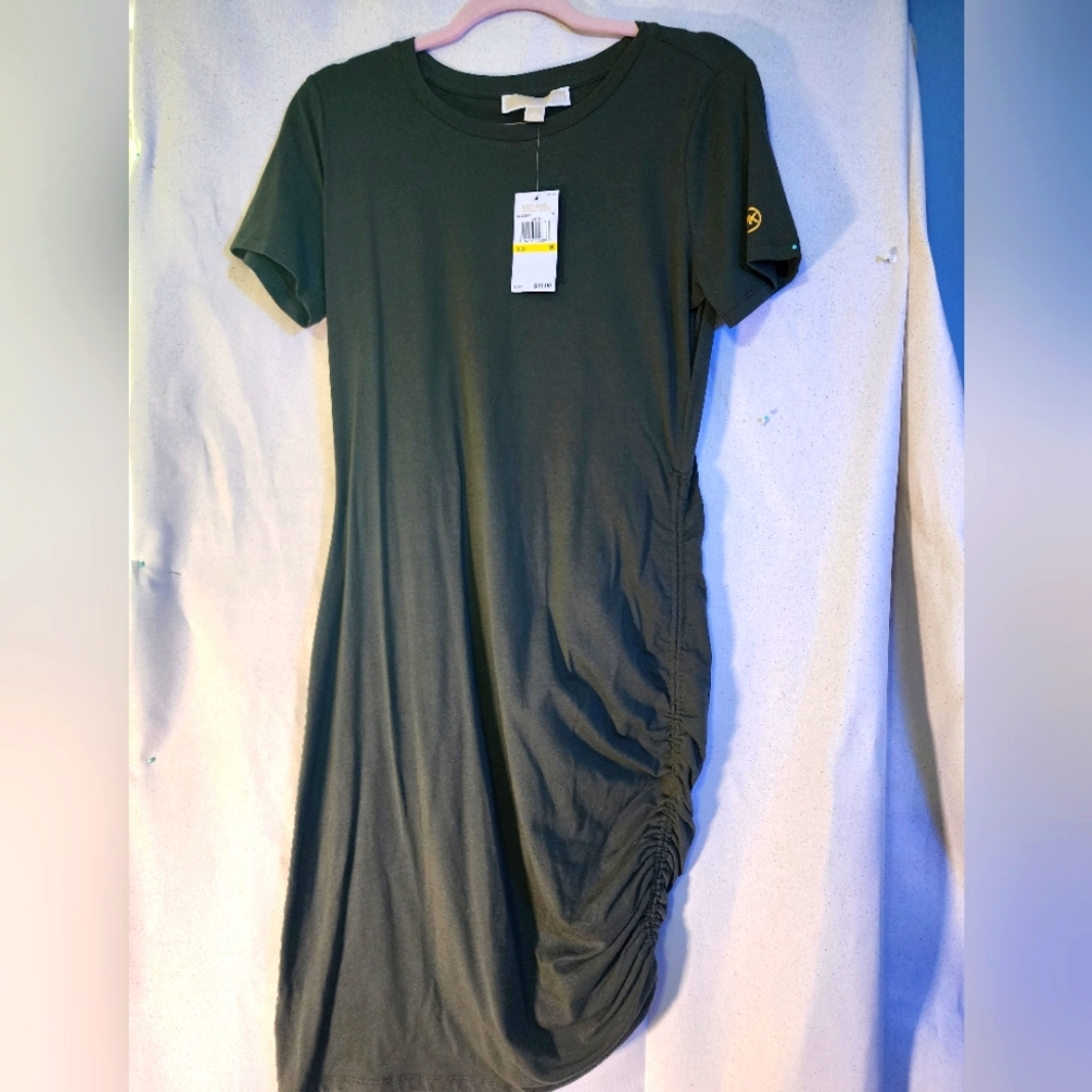 Michael Kors dark green dress